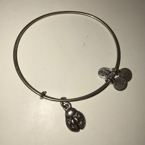silver ladybug bracelet